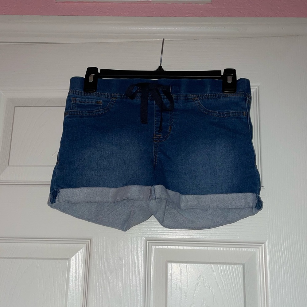 Medium Wash Denim Shorts